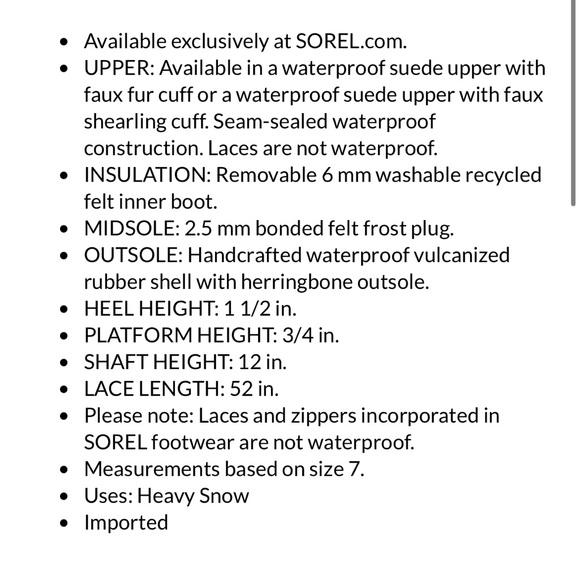 Sorel Joan of Artic Boots - Picture 8 of 8